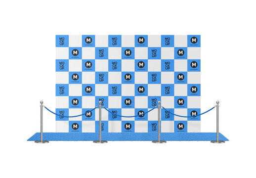 Press Wall Banner Mockup