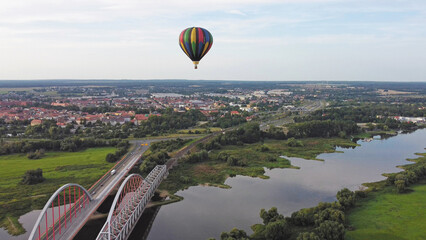 Ein Ballon über Wittenberg