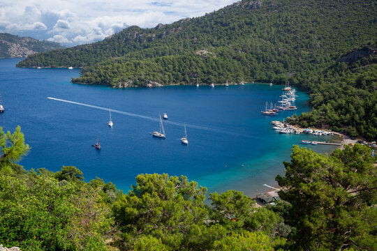 Sarsala Bay in Dalaman Town of Turkey