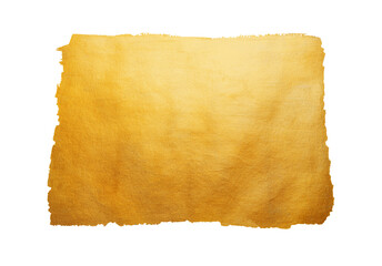 Gold Texture Paint Stain Illustration. Hand drawn brush stroke design element.