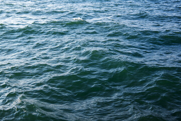 Blue sea water background texture
