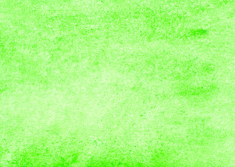 Hand painted green watercolor background.