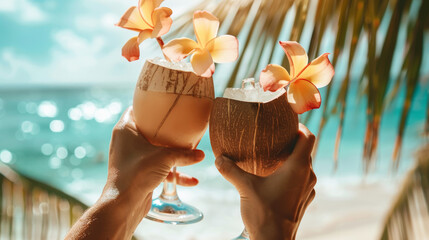 Cheers to Paradise, Experiencing Tropical Bliss with Fresh Coconut Drinks
