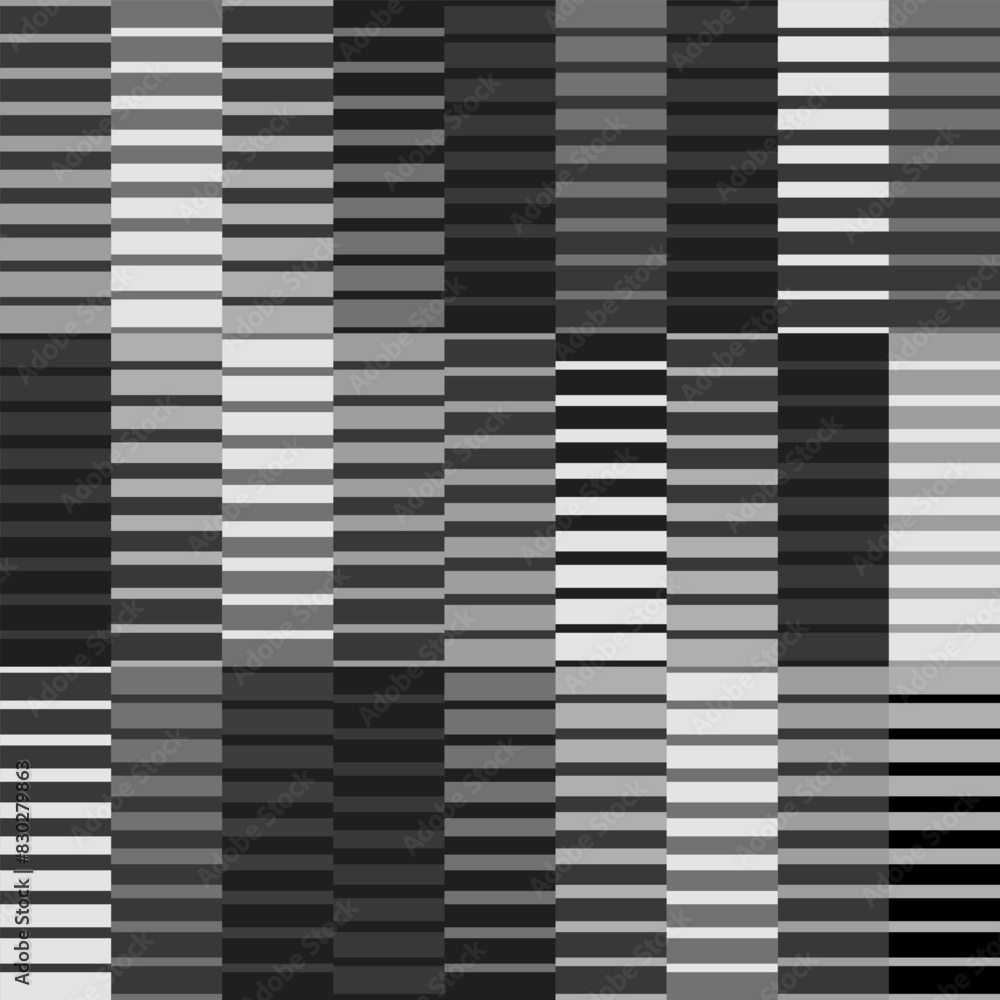 Poster abstract geometric vector pattern with transition effect. line gradient pattern halftone vector or l