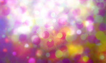 Pink bokeh widescreen background for Banner, Poster, celebration, event and various design works