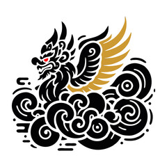 Singo Barong Wayang Jawa Indonesian Mythology