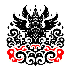 Singo Barong Wayang Jawa Indonesian Mythology