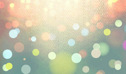 Green bokeh widescreen background for Banner, Poster, celebration, event and various design works