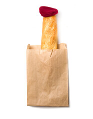 French baguette in a bag