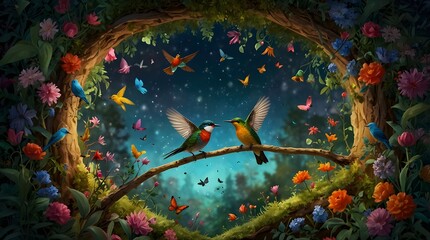 birds and nature  background and wallpaper