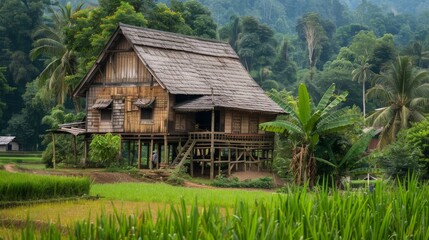 The Enchanted House in the Heart of Nature
