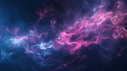 Obraz premium Dark blue bright pink blend: swirling textures backdrop