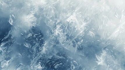 Fototapeta premium Soft silver and blue blend delicate lace patterns glowing lines backdrop