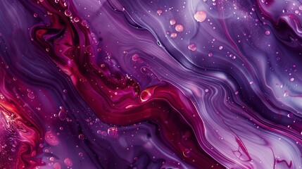 Mix of bright periwinkle and rich maroon with marbled textures backdrop