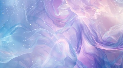 Obraz premium Magical wallpaper with pastel gradients sparkling points and misty textures embodying whimsical friendships backdrop