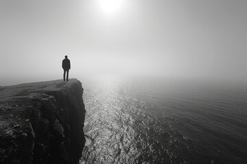 A steadfast belief in one's values and principles, anchoring the soul amidst life's uncertainties. Concept of moral steadfastness. Generative Ai.