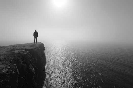 A steadfast belief in one's values and principles, anchoring the soul amidst life's uncertainties. Concept of moral steadfastness. Generative Ai.