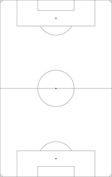 Soccer Playbook Log Field Version Template - Interior 6x9