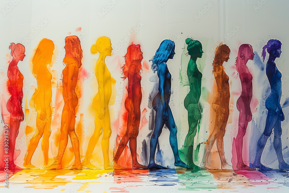 Poster a spectrum of convictions spanning the ideological spectrum, from conservatism to liberalism and eve