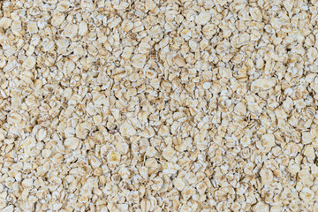 Textura de copos de avena, cereal alimento saludable, fotografía tomada de cerca