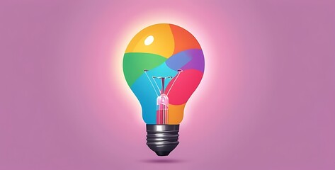 Lightbulb Represents creativity, innovation, and idea generation.