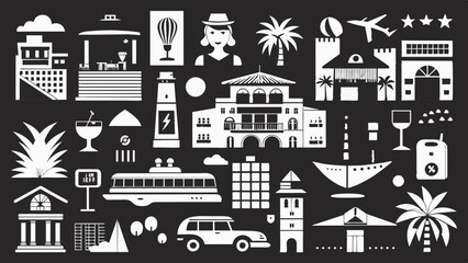 Fototapeta premium значки