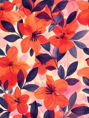 Fototapeta premium floral illustration