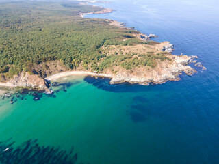 Black sea coast near Silistar beach, Bulgaria