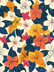 floral print graphic