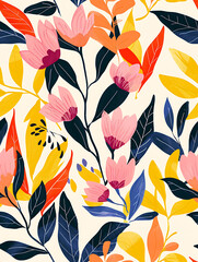 floral print graphic