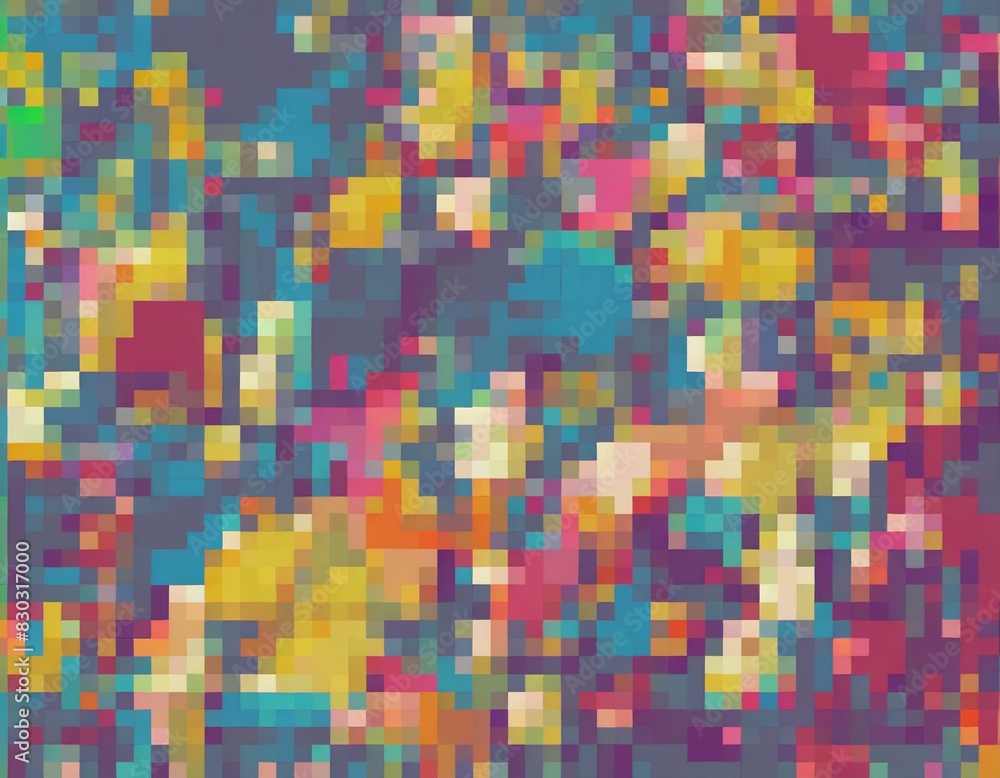 Poster square pixel pixels design art backdrop