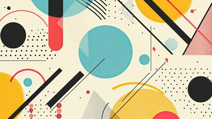 A colorful abstract painting with many different shapes and sizes of circles