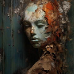 Decayed portrait