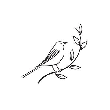 recommend clip art: Cuckoo in cartoon, doodle style . Image for t-shirt, web, mobile apps and ui. Isolated 2d vector illustration in logo, icon, sketch style, Eps 10, black and white. AI Generative
