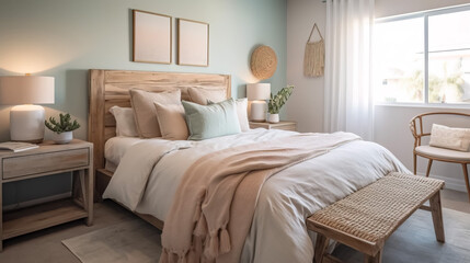 Beautiful bright and airy bedroom