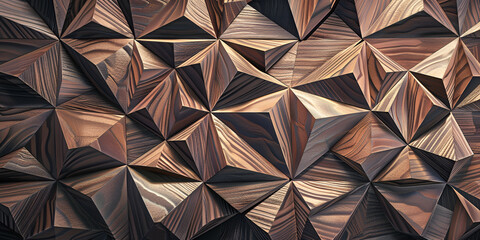 Geometric Expensive Wood Background