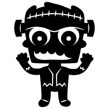 recommend clip art: Frankenstein Silhouette
