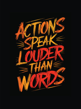A striking tshirt design with bold distressed graffiti text in vibrant colors exuding urban vector