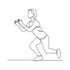 One continuous line vector people stretching. Stretching before exercise is crucial for optimal performance and injury prevention. It increases flexibility, range of motion, and blood flow to muscles.