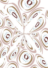 Aboriginal style It's a graphic work. For background use in decoration