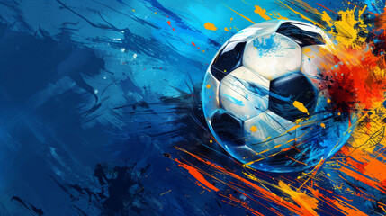 Football 2024 in Germany pattern background	