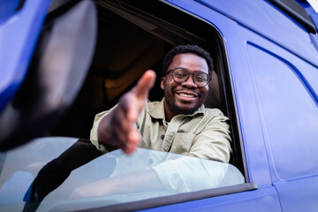 Professional truck driver recruitment.