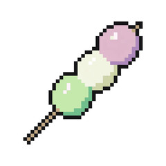 dango pixel art for dynamic digital projects and designs. 