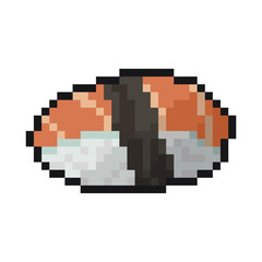 sushi pixel art for dynamic digital projects and designs.