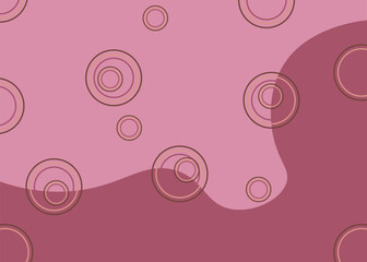 pink background with flowers