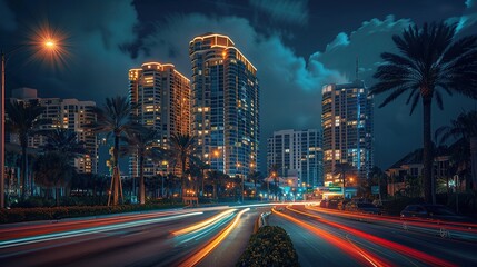 Fototapeta premium building with a digital system