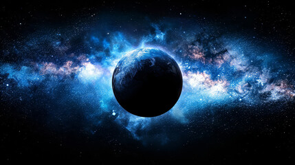 Obraz premium Elevate your brand with cosmic beauty inspired by planetary objects.