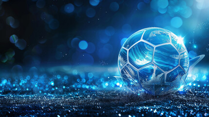 Football 2024 in Germany pattern background	