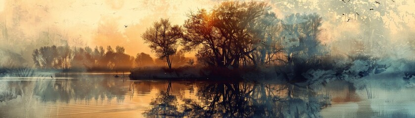 Merging Nature: Crafting a Dual Exposure Effect