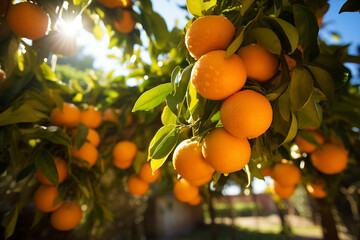 Capture the vibrant essence of a sunny day in an orange grove with this stunning collection of images. From fresh, ripe oranges to a beautiful artwork depicting these citrus fruits, this photo series